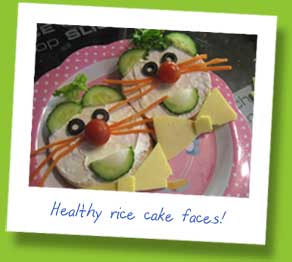 Healthy rice cakes